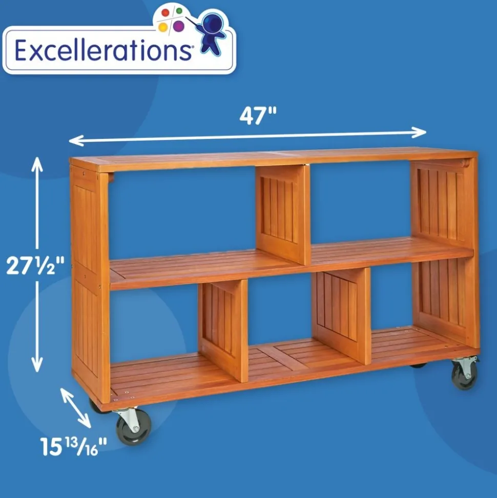 Environments® Indoor/Outdoor Rolling Storage Shelf