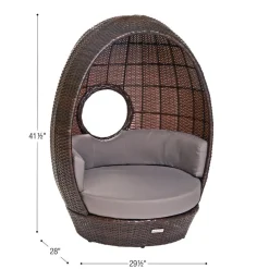Environments® Indoor/Outdoor Wicker Egg Chair