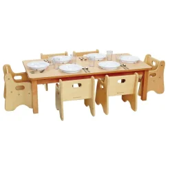 Environments® Infant/Toddler Rectangle Table & Chairs 48"L x 24W x 14"H