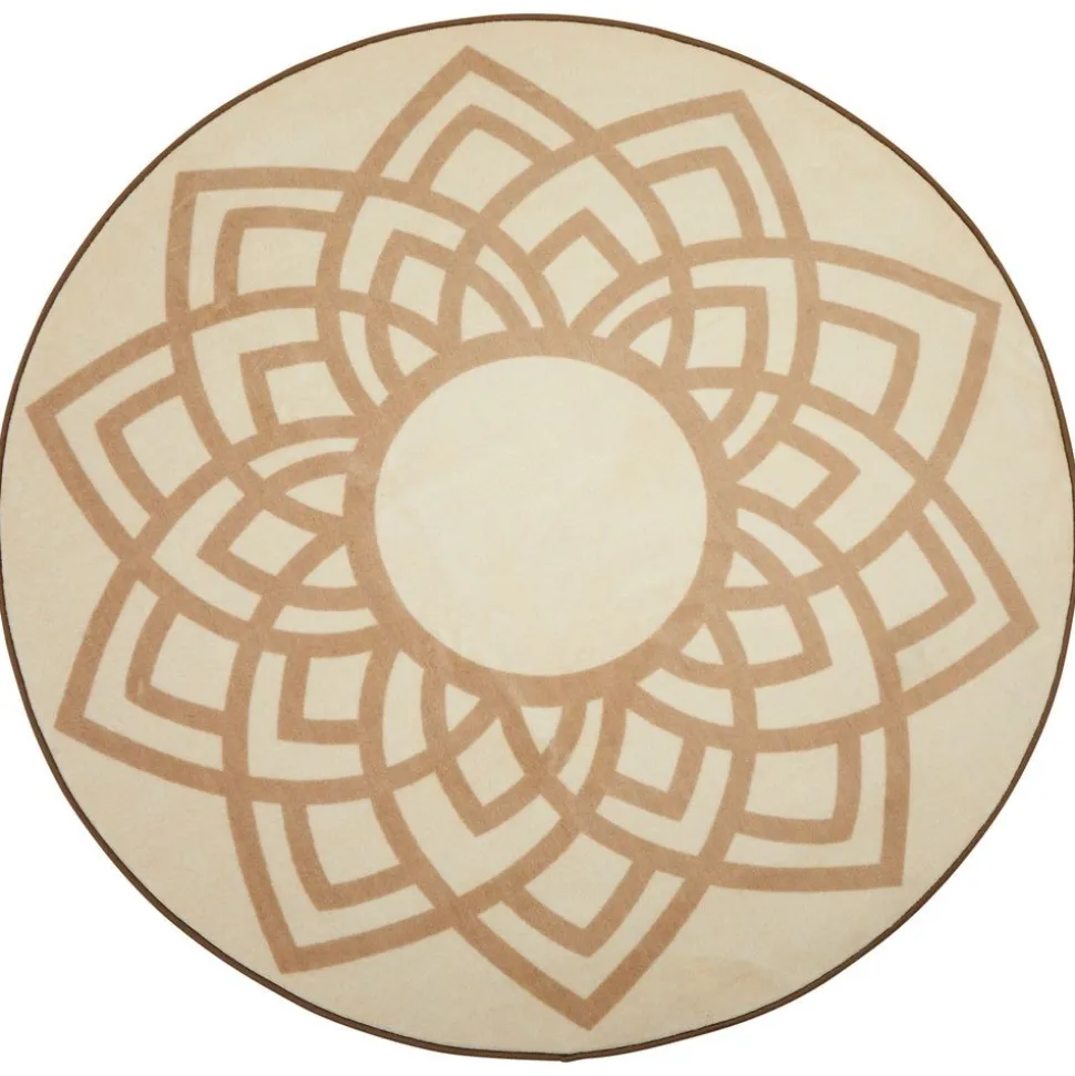 Environments® Mandala 6' Round Pixel Perfect Carpet