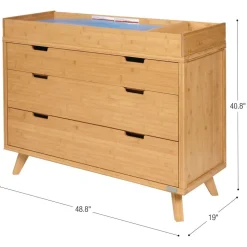 Environments® Milestones™ Bamboo Changing Table with Top Tray