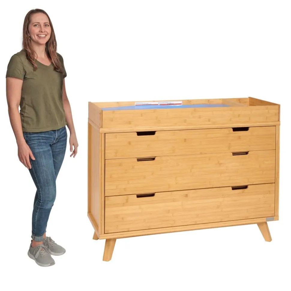 Environments® Milestones™ Bamboo Changing Table with Top Tray