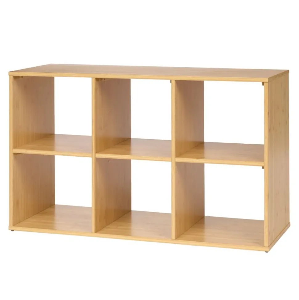 Environments® Milestones™ 6 Cubbie Bamboo Storage Shelf