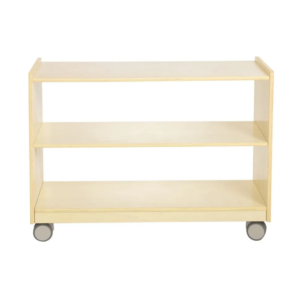 Environments® Mobile 23 3/4"H Storage with Clear Back - Assembled