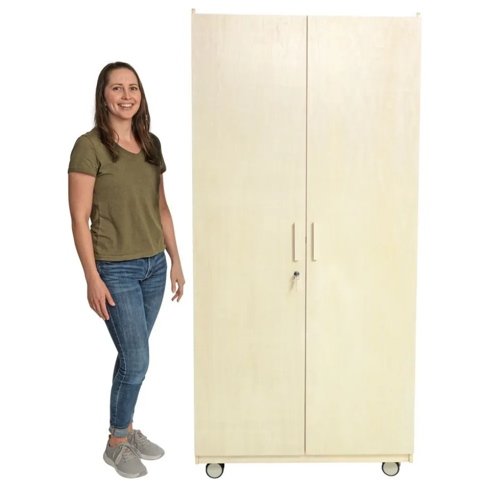 Environments® Mobile Teacher's Locking Storage Cabinet - Ready to Assemble