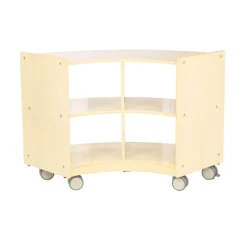 Environments® Mobile Toddler Curved Storage Unit - Assembled