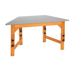 Environments® Outdoor Adjustable Trapezoid Desk