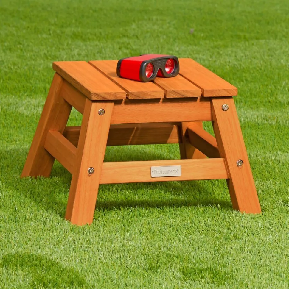 Environments® Outdoor Eucalyptus Stool