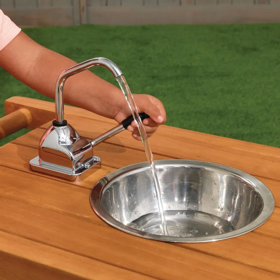 Environments® Outdoor Rolling Planting Cart with Water Pump