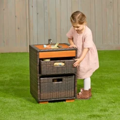 Environments® Outdoor Wicker Sink