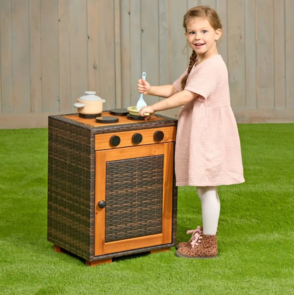 Environments® Outdoor Wicker Stove Cooker