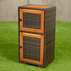 Environments® Outdoor Wicker Refrigerator