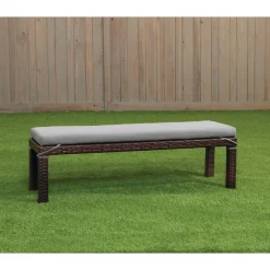 Environments® Outdoor Wicker Bench (Preschool Height)
