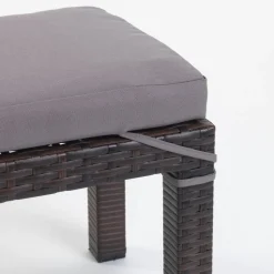 Environments® Outdoor Wicker Bench (Preschool Height)