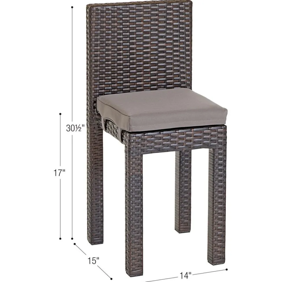 Environments® Outdoor Wicker Dining Chair - 18" (School Age Height)