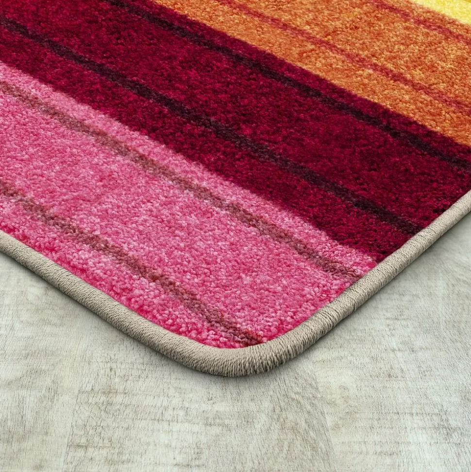 Environments® Pencil Brights Rug 3’11" x 5’5"
