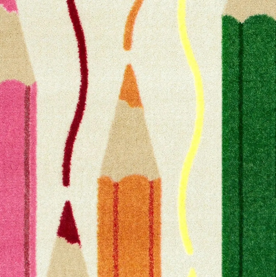 Environments® Pencil Brights Rug 3’11" x 5’5"