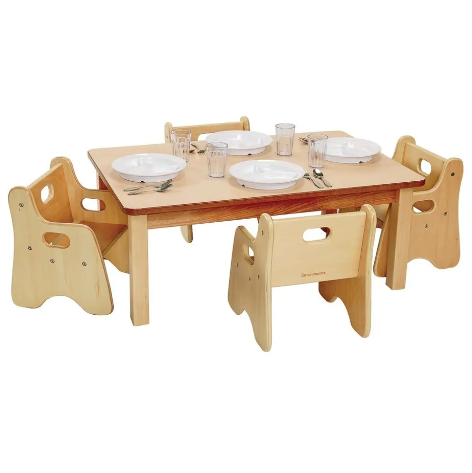 Environments® Rectangle Table & Chairs 24" x 36"