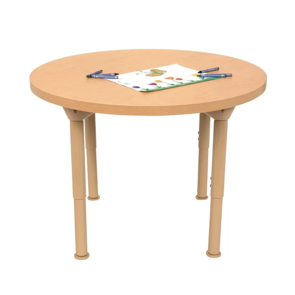 Environments® 30" Round Table with Adjustable Legs