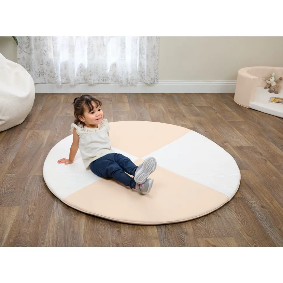 Environments® SoftStages® Activity Mat 48" Diameter - Pebble/Pebble Stripe