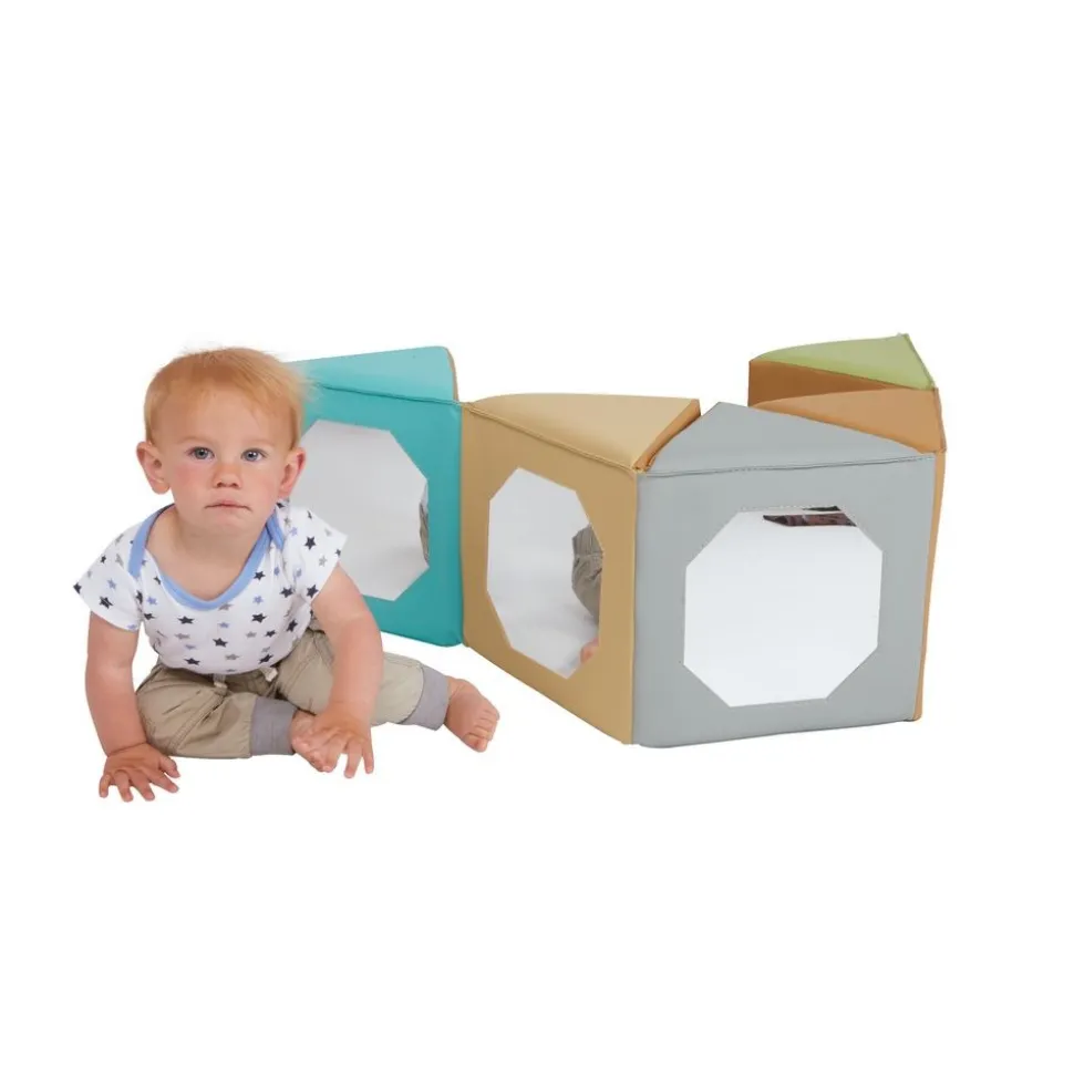 Environments® SoftStages® Natural Multi-Image Mirror Pentagon