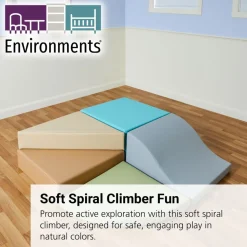 Environments® SoftStages® Spiral Climber - Natural Colors