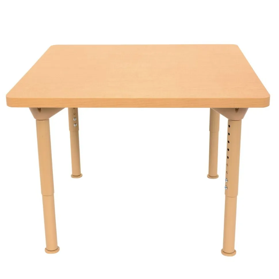 Environments® 30" Square Table with Adjustable Metal Legs