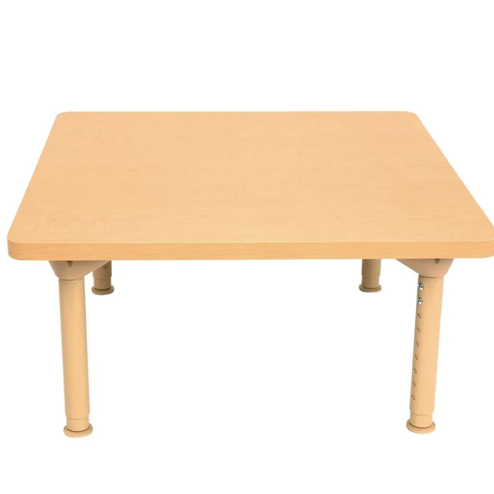 Environments® 30" Square Table with Adjustable Metal Legs