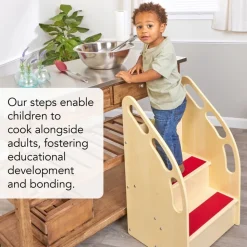 Environments® Step-Up Wood Toddler Stairs & Toddler Tower