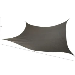 Environments® TerraTough™ Outdoor Rectangle Shade Canopy - 16 ft x 20 ft
