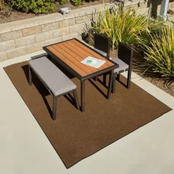 Environments® Tides Indoor/Outdoor Carpet 7' x 12' - Reef Rust