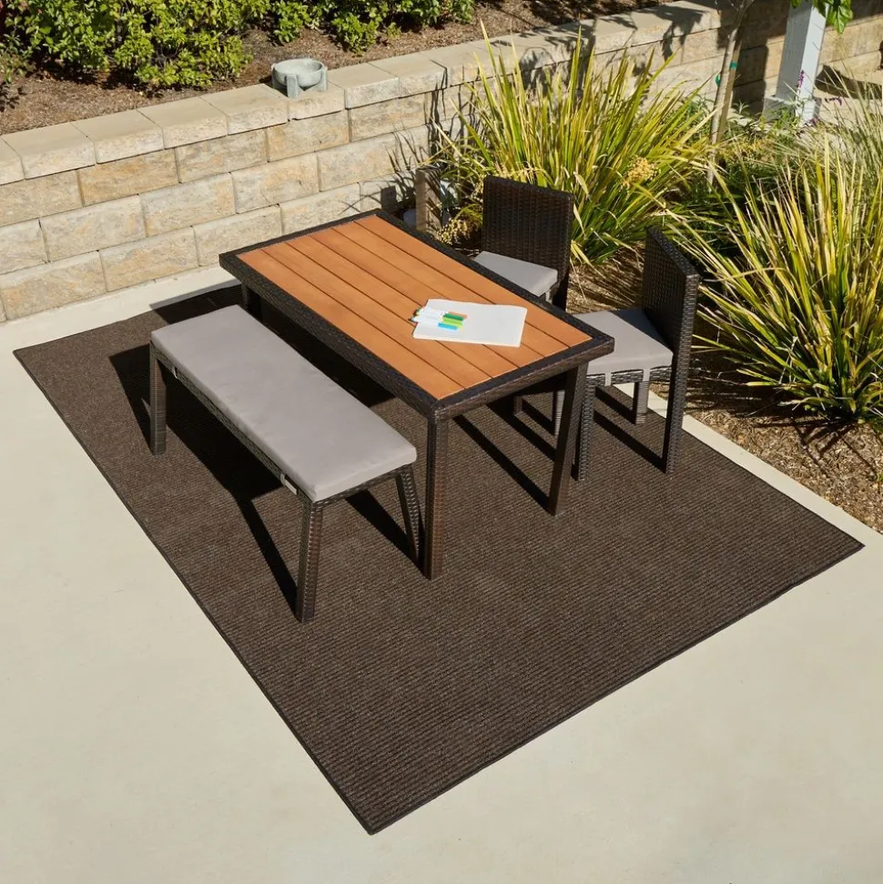 Environments® Tides Indoor/Outdoor Carpet 6' x 9' - Duskwood