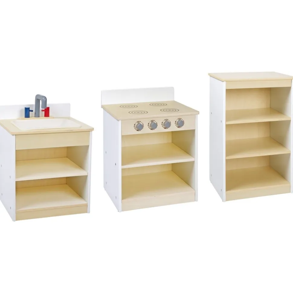 Environments® Toddler 3-pc Kitchen Set - White, Assembled