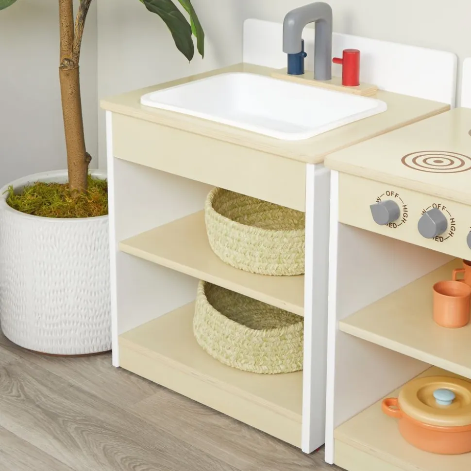 Environments® Toddler 3-pc Kitchen Set - White, Ready to Assemble