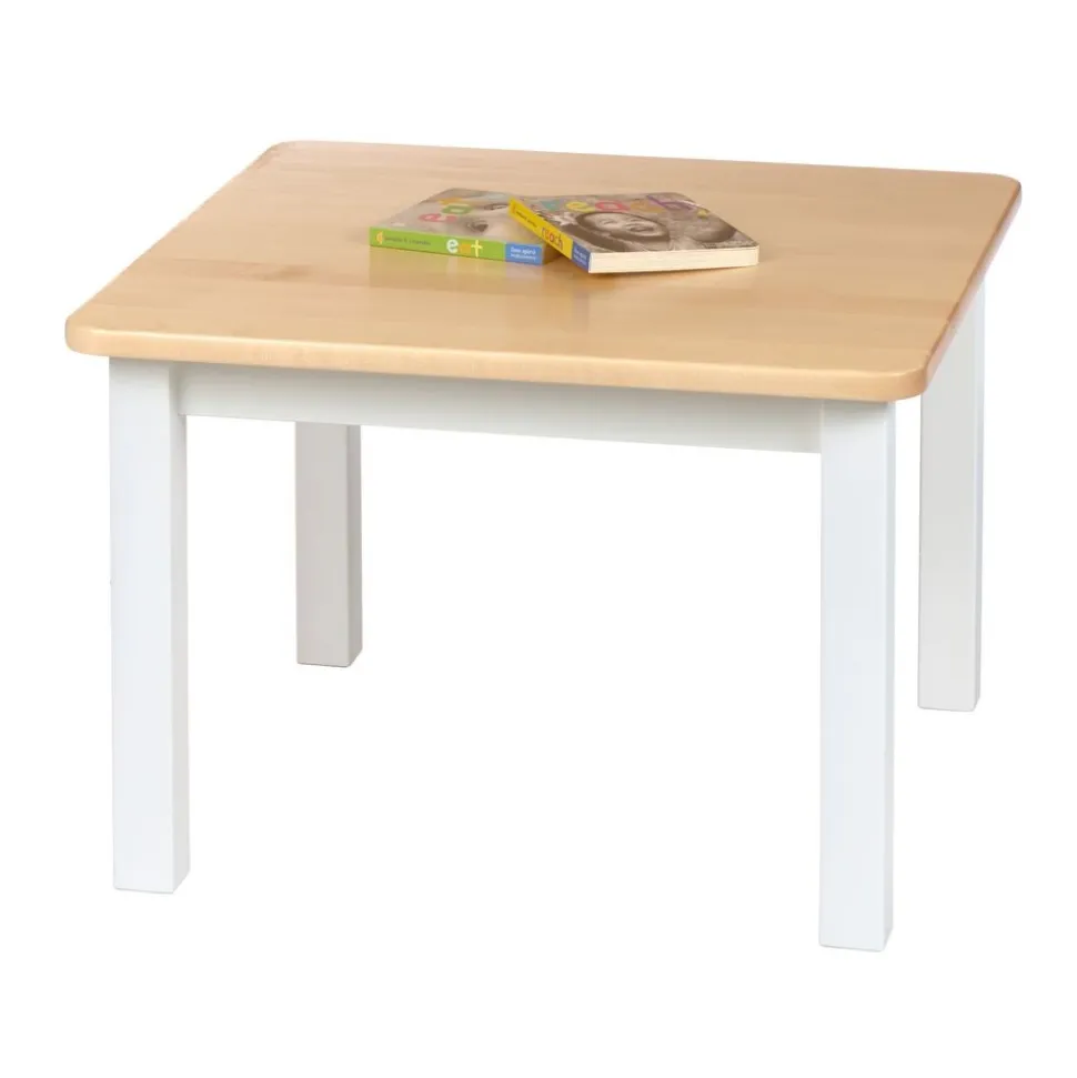 Environments® White & Natural Toddler Table, 16"H
