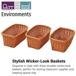Environments® Wicker-Look Baskets - Set Of 3