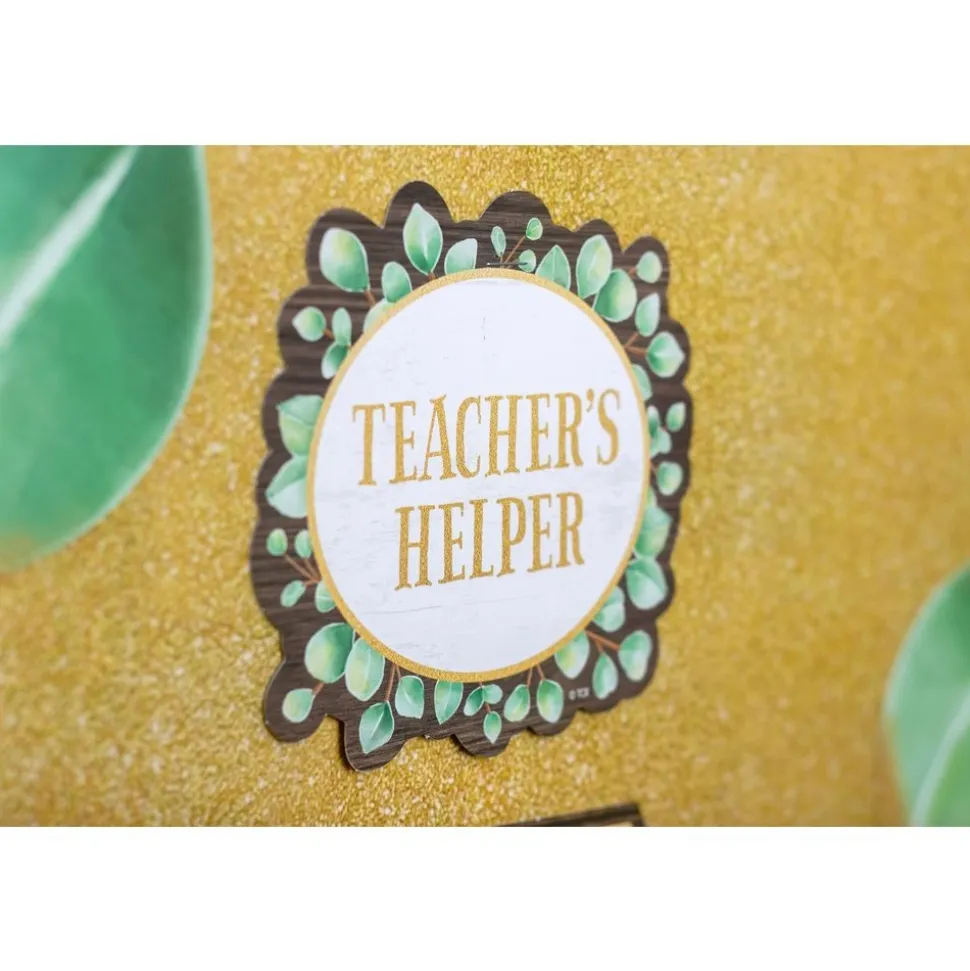 Eucalyptus Classroom Jobs Mini Bulletin Board - 49 Pieces