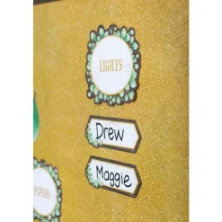 Eucalyptus Classroom Jobs Mini Bulletin Board - 49 Pieces