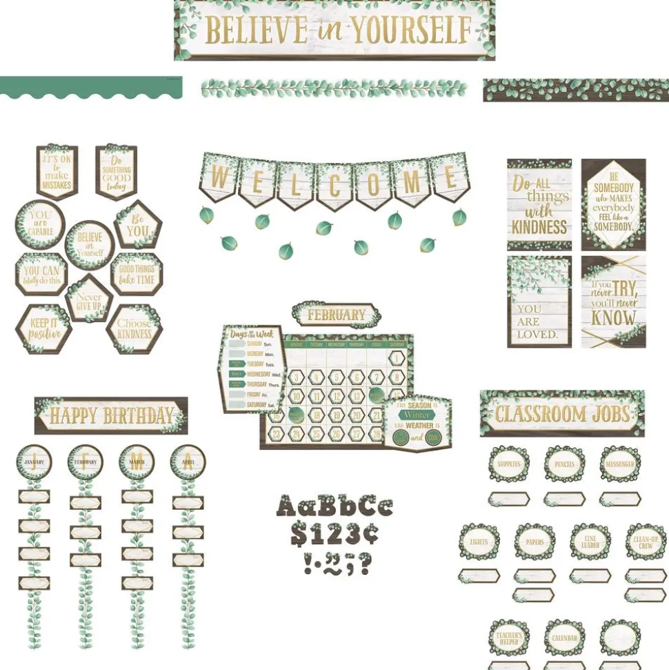 Eucalyptus Complete Classroom Kit - 564 Pieces