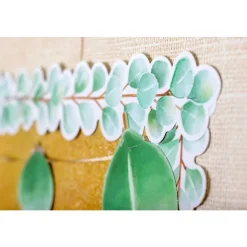 Eucalyptus Die Cut Border Trim - 12 Pieces
