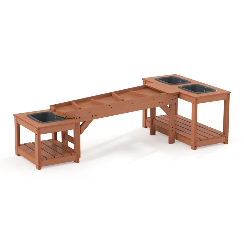 EverPlay® Deluxe Outdoor Waterfall Sensory Table Set
