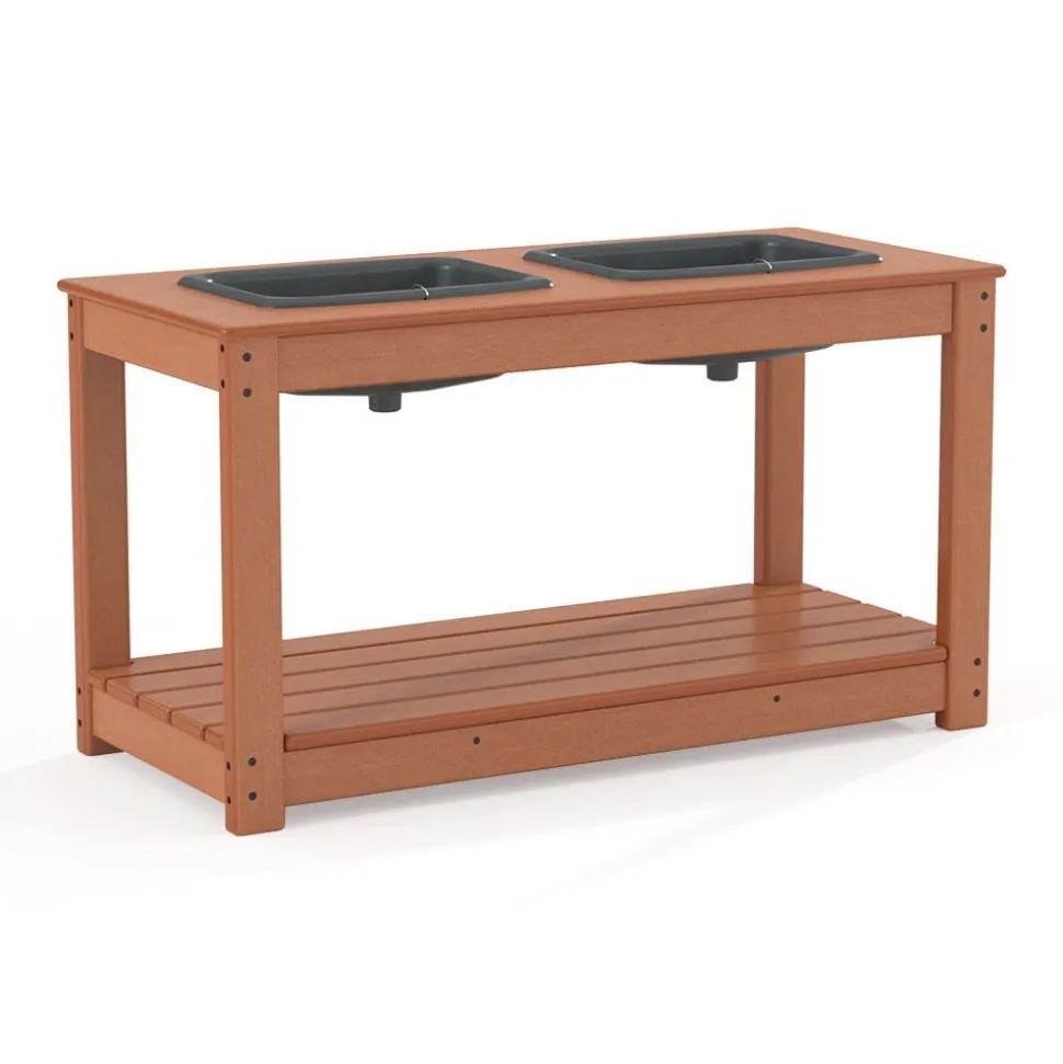 EverPlay® Kids Double Outdoor Sand & Water Sensory Activity Table