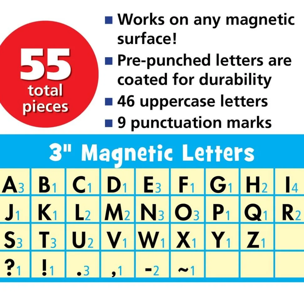 Everyone is Welcome Bold Block Magnetic Letters