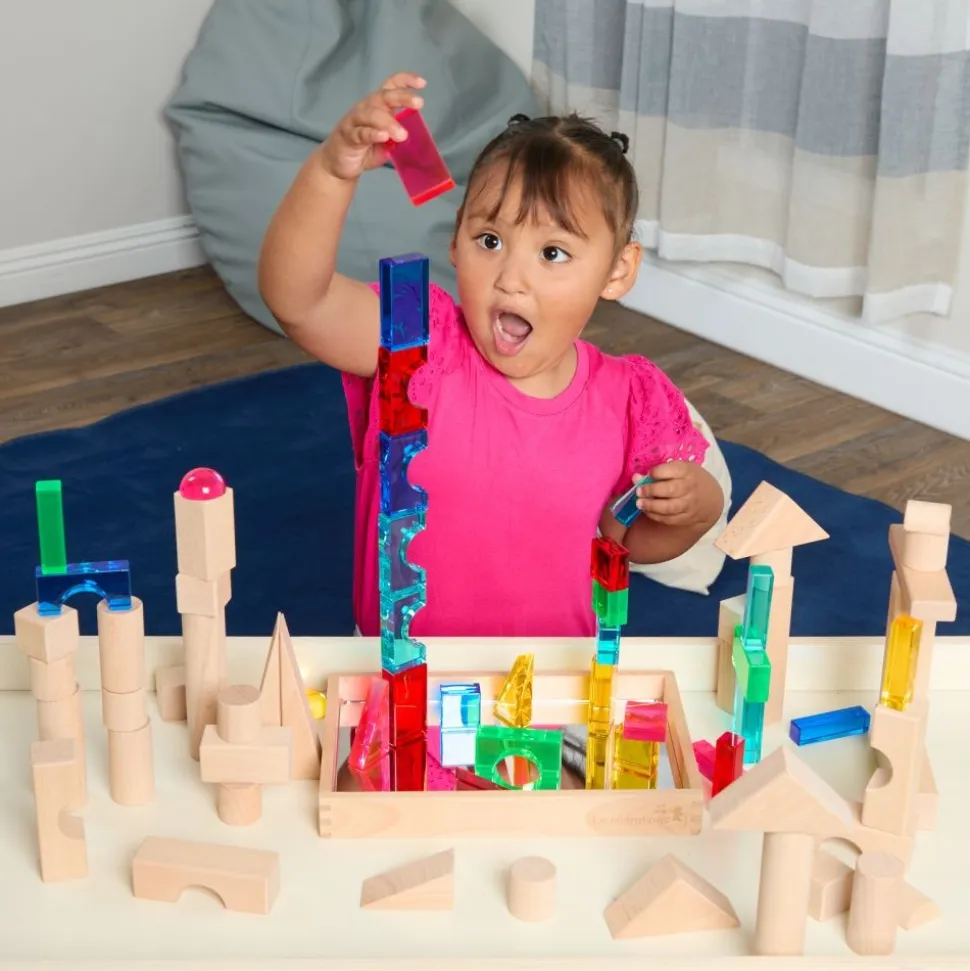 Excellerations® Acrylic & Wooden Block Set - 141pcs