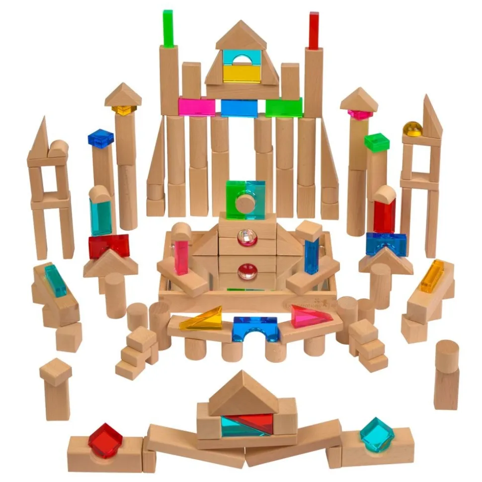 Excellerations® Acrylic & Wooden Block Set - 141pcs