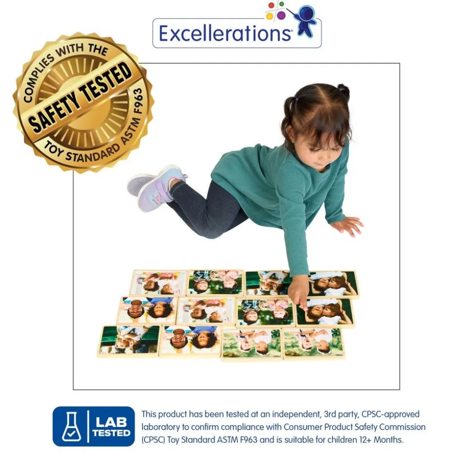 Excellerations® Action Verb Photo Tiles - Set of 12