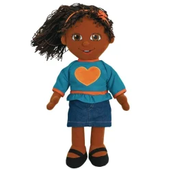 Excellerations® 19" African American Girl Cuddle Buddy