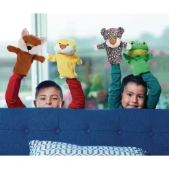 Excellerations® Animal Hand Puppets - Set of 12