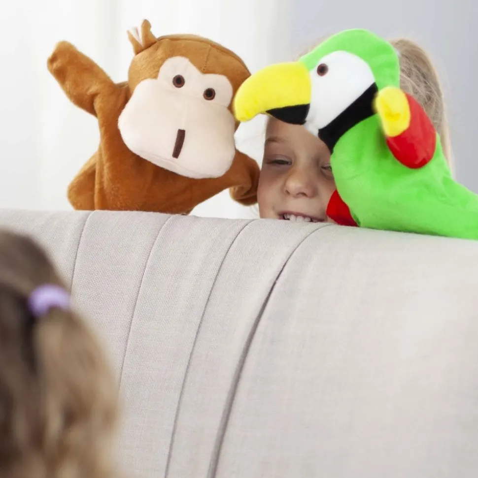 Excellerations® Animal Hand Puppets - Set of 12