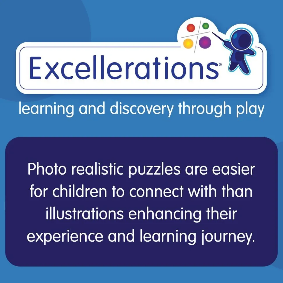 Excellerations® Animals in Their Biomes Puzzles - Set of 8